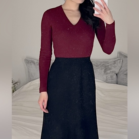J. Crew 100% cashmere v-neck sweater XXS - Picture 5 of 14